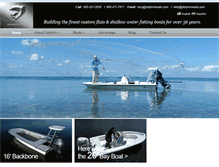 Tablet Screenshot of dolphinboats.com